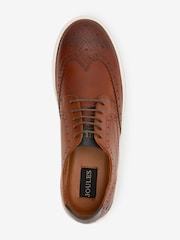 Joules Tan Brown Brogues - Image 5 of 6