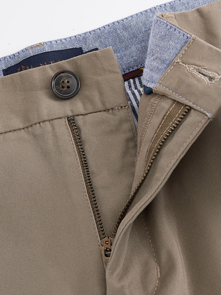 Dark Stone Loose Stretch Chino Shorts - Image 2 of 8 Dark Stone Loose Stretch Chino Shorts - Image 2 of 8