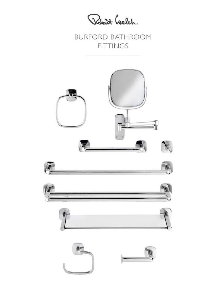 Robert Welch Silver Burford Towel Rail - Image 4 of 4