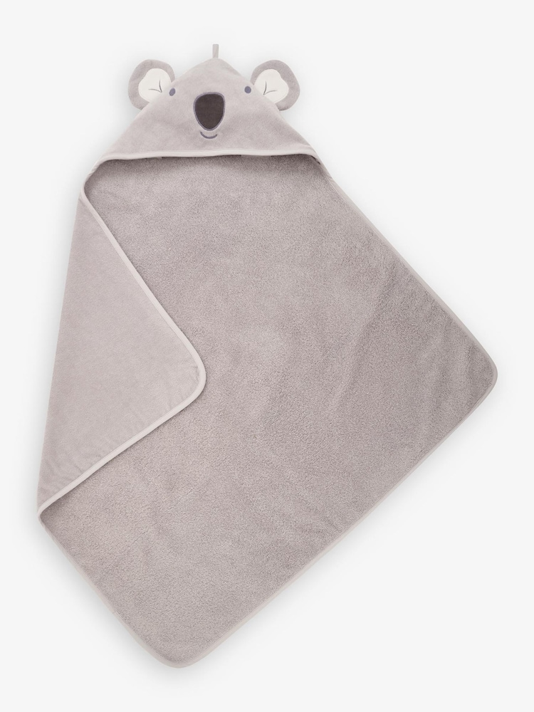 JoJo Maman Bébé Koala Character Hooded Towel - Image 4 of 5