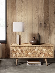 Swoon Natural Terning TV Unit - Image 2 of 7