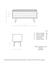 Swoon Natural Terning TV Unit - Image 4 of 7