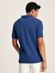 Joules Woody Blue Cotton Polo Shirt - Image 2 of 5