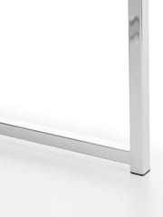Julian Bowen White Scala Marble Effect 4 Seater Dining Table - Image 3 of 4