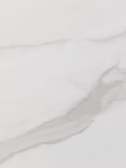 Julian Bowen White Scala Marble Effect 4 Seater Dining Table - Image 4 of 4