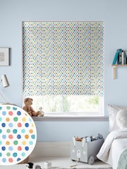 Voyage Primary Kids Dotty Made To Measure Roman Blind - Image 1 of 6