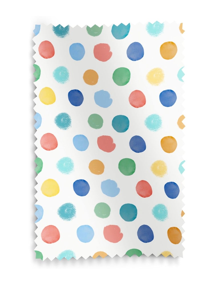 Voyage Primary Kids Dotty Made To Measure Roman Blind - Image 6 of 6