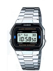 Casio 'Classic Leisure' Silver and LCD Plastic/Resin Quartz Chronograph Watch - Image 1 of 5