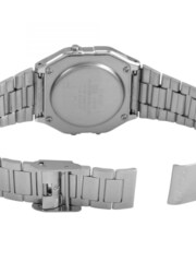 Casio 'Classic Leisure' Silver and LCD Plastic/Resin Quartz Chronograph Watch - Image 4 of 5