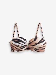 Myleene Klass Shaping Padded Wired V Bandeau Bikini Top - Image 6 of 6