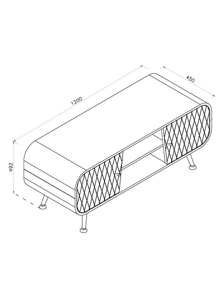 Jual Grey Astana TV Stand - Image 4 of 4