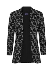 Hot Squash 3/4 Sleeve Stretch Black Blazer - Slika 3 iz 3
