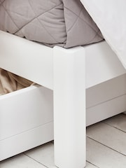 Get Laid Beds White Platform Square Leg Solid Wood Bed Combo - Image 2 of 2