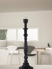 Searchlight Grey Lumi Candlestick Table Lamp Base - Image 1 of 4