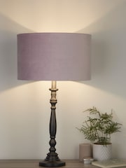 Searchlight Grey Lumi Candlestick Table Lamp Base - Image 2 of 4