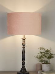Searchlight Grey Lumi Candlestick Table Lamp Base - Image 3 of 4