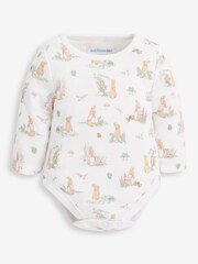 JoJo Maman Bébé Pink 2-Piece Flopsy Bunny Dungaree Set - Image 4 of 5