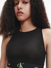 Calvin Klein CK One Mesh Black Bralette - Image 3 of 5