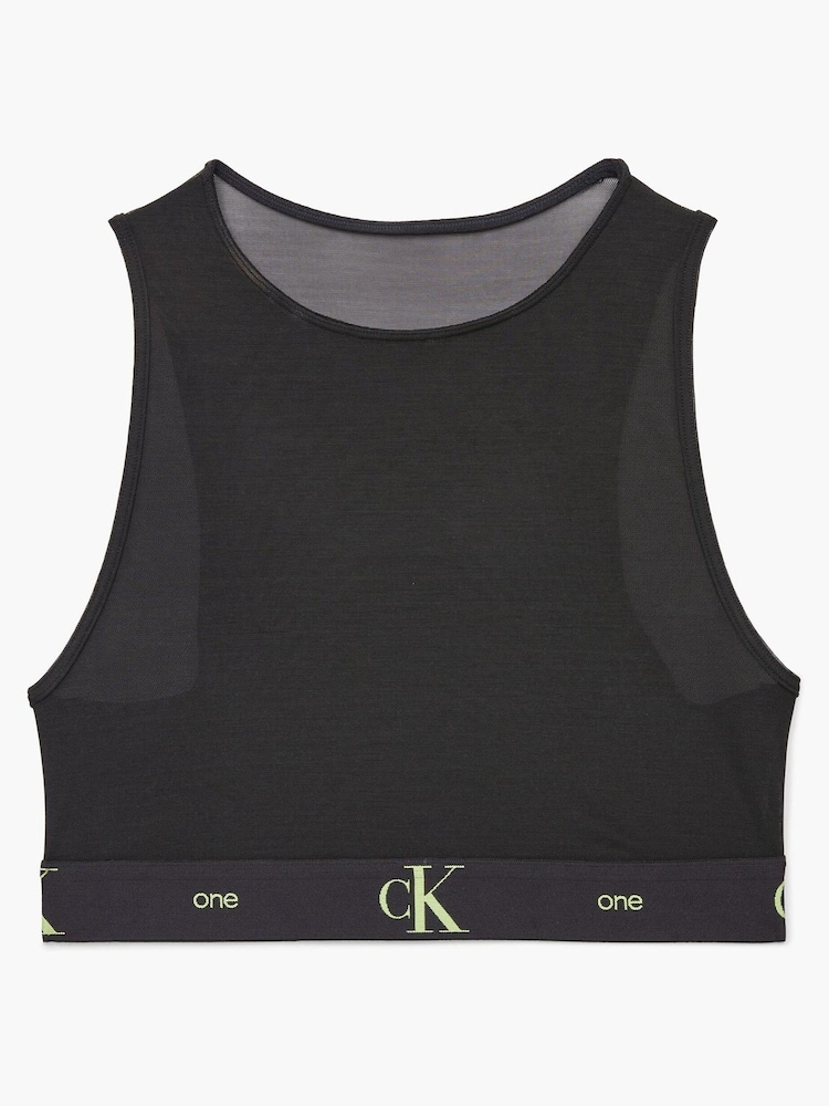 Calvin Klein CK One Mesh Black Bralette - Image 5 of 5