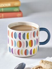 Multi Bright Patterned Mug - Image 1 of 5