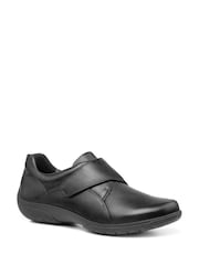 Hotter Black Wide Fit Sugar II Touch Fastening Full Covered Shoes - Image 2 of 4