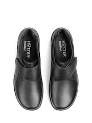 Hotter Black Wide Fit Sugar II Touch Fastening Full Covered Shoes - Image 4 of 4