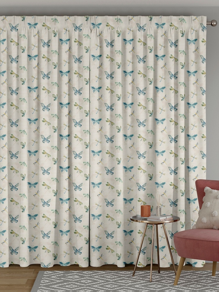 Spa Blue Olli Made To Measure Curtains - Image 2 of 9