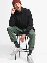 Aubin Mens Brown Graylings Worker Jacket - Image 5 of 10