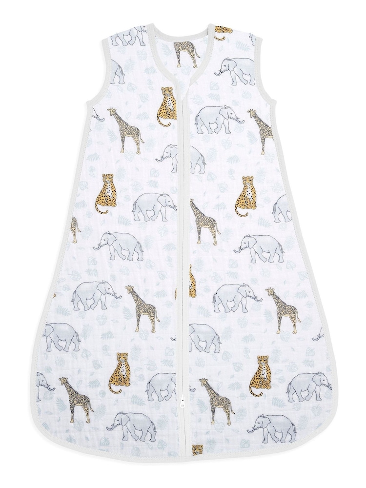 aden + anais White 100% Cotton Sleeping Bag - Image 1 of 6