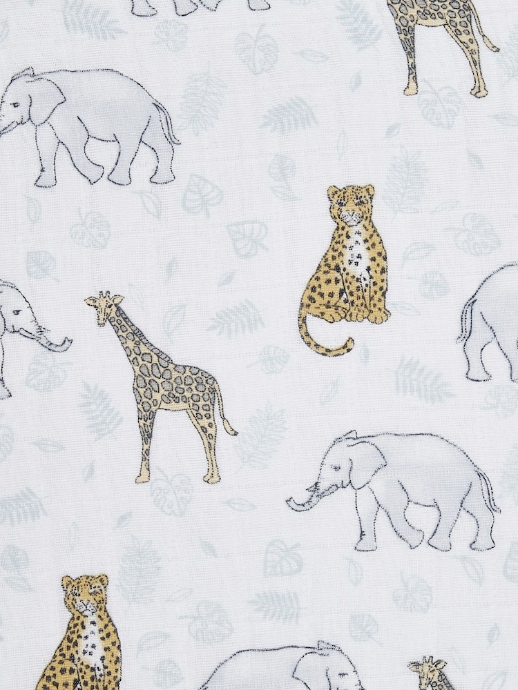 aden + anais White 100% Cotton Sleeping Bag - Image 2 of 6