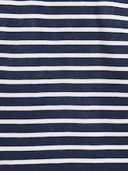 JoJo Maman Bébé Navy Blue Breton Long Sleeved Top - Image 5 of 7