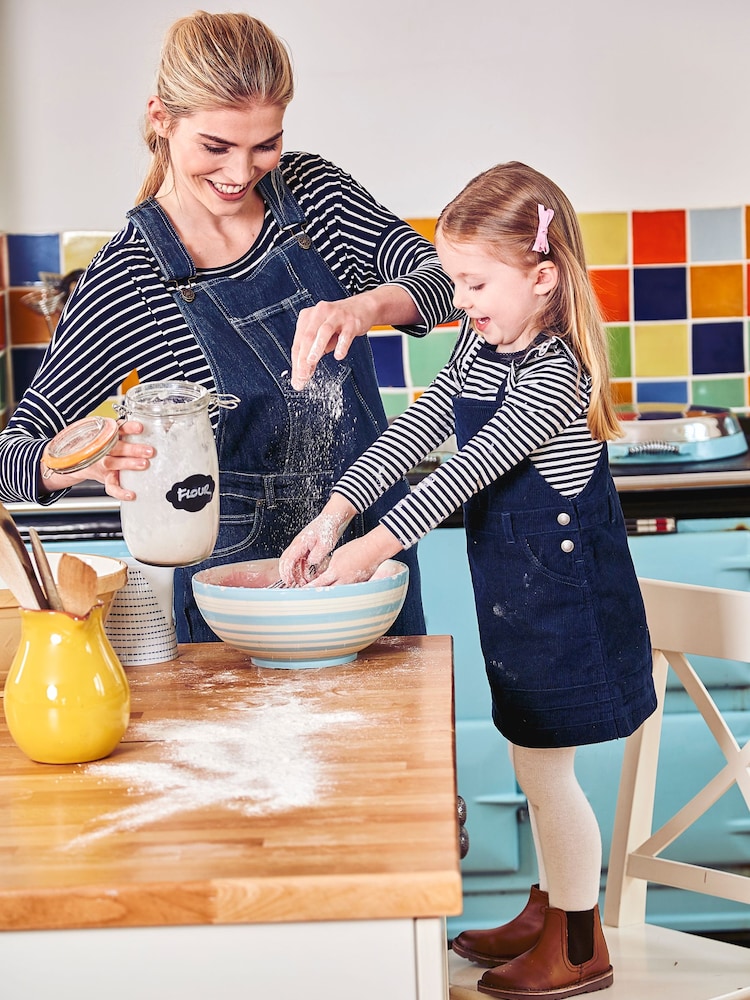 JoJo Maman Bébé Navy Blue Breton Long Sleeved Top - Image 7 of 7