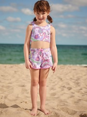 pinkes Einhorn - Schnell trocknende Strandshorts - Bild 3 von 6