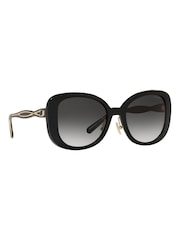 COACH Black Oversized C7995 Sunglasses - Image 1 of 12