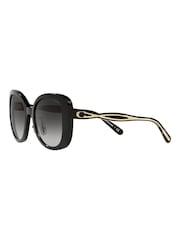 COACH Black Oversized C7995 Sunglasses - Image 10 of 12