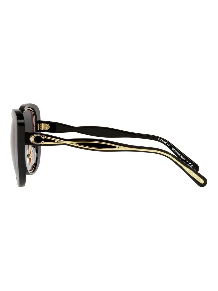 COACH Black Oversized C7995 Sunglasses - Image 11 of 12
