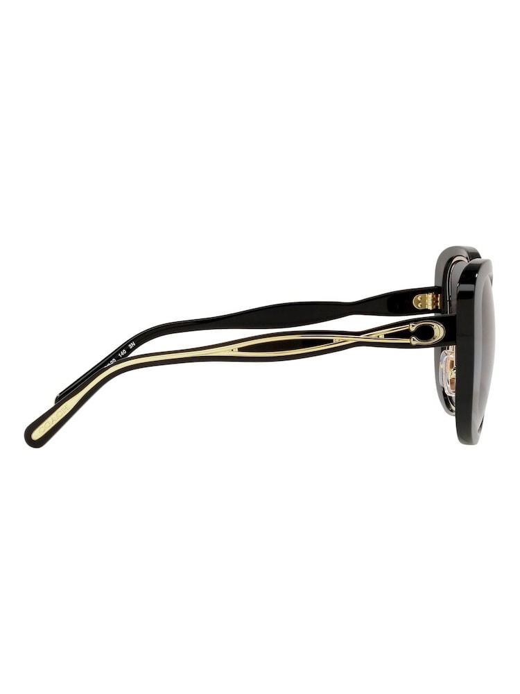 COACH Black Oversized C7995 Sunglasses - Image 12 of 12
