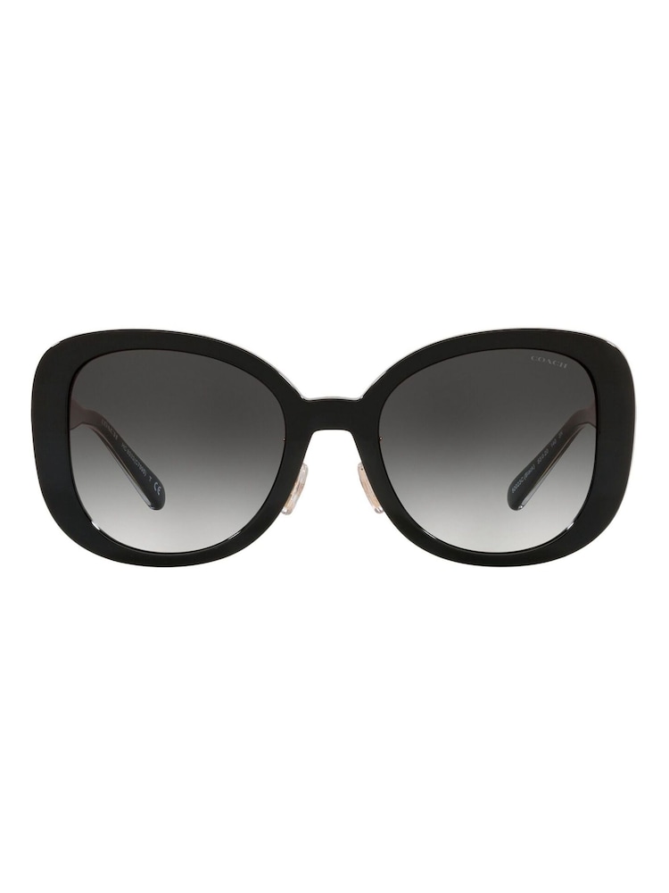 COACH Black Oversized C7995 Sunglasses - Image 2 of 12