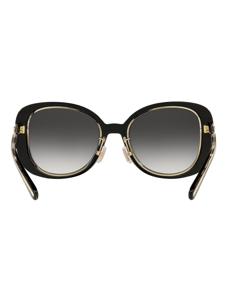 COACH Black Oversized C7995 Sunglasses - Image 4 of 12