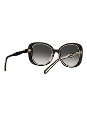 COACH Black Oversized C7995 Sunglasses - Image 6 of 12