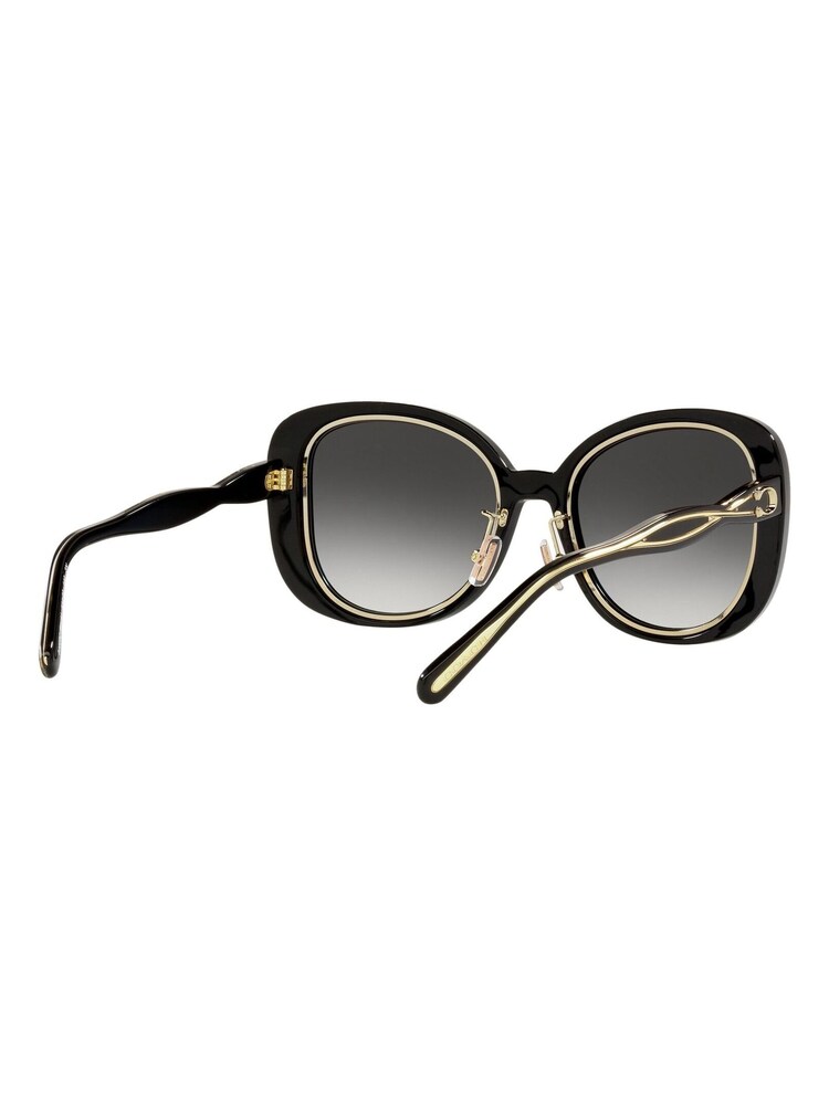 COACH Black Oversized C7995 Sunglasses - Image 6 of 12