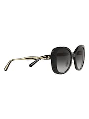 COACH Black Oversized C7995 Sunglasses - Image 8 of 12