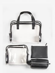 Set of 4 Clear Makeup Bags - Image 5 of 5