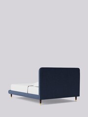 Swoon Houseweave Navy Blue Brockham Bed - Image 5 of 8