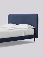 Swoon Houseweave Navy Blue Brockham Bed - Image 6 of 8