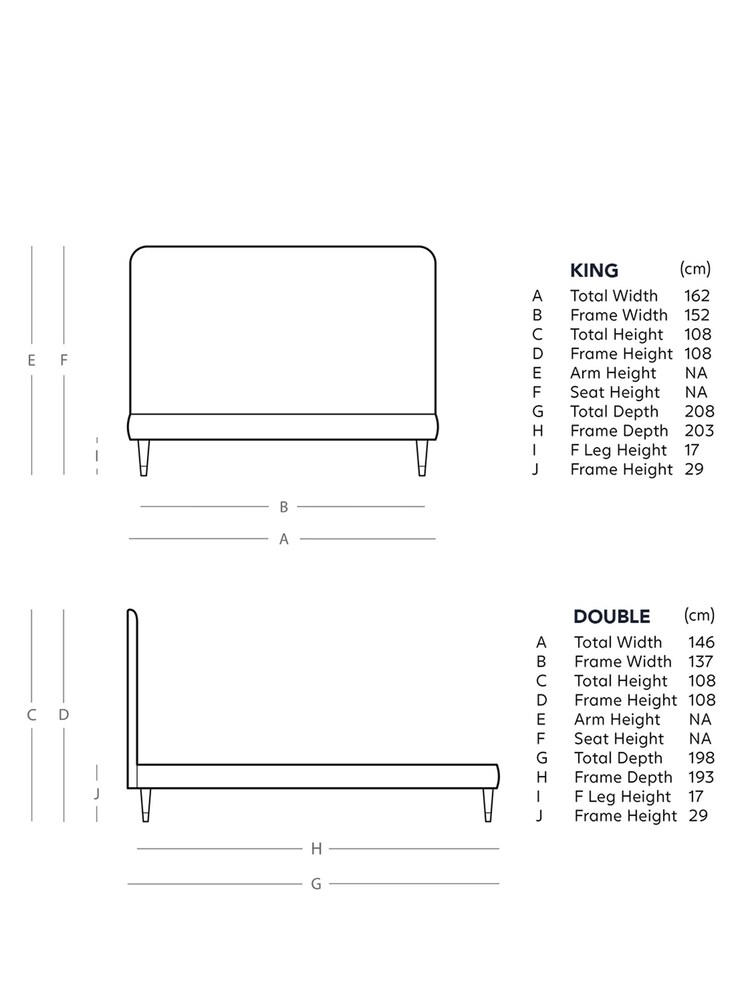 Swoon Houseweave Navy Blue Brockham Bed - Image 8 of 8