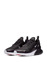 Nike Black/White Air Max 270 Trainers - Image 4 of 5