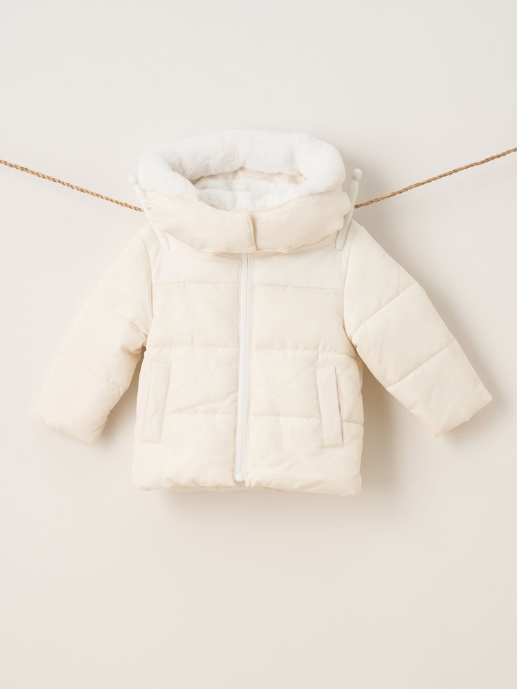 Truly Baby Natural Padded Coat - Image 3 of 3 Truly Baby Natural Padded Coat - Image 3 of 3