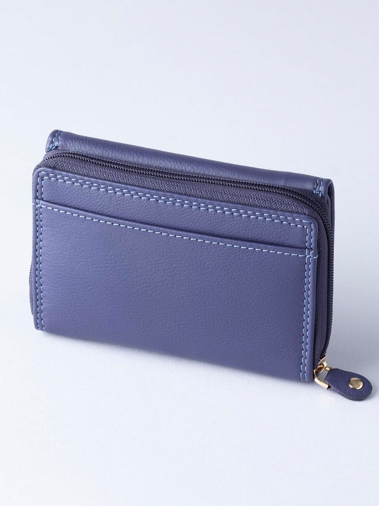 Lakeland Leather Purple Small Purse - Image 2 of 5