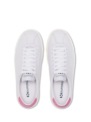 Superga 2843 Club S Comfort Leather White Trainers - Image 2 of 5